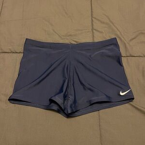 Nike Women's Deep Blue Swim Shorts